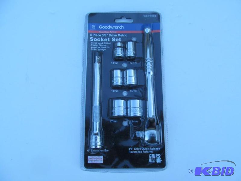 Goodwrench 8 Piece 38 Drive Metric