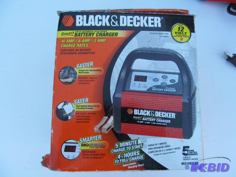 Black & Decker 10 Amp Battery Charger 