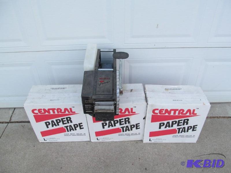 Marsh Taper machine   Comes with 3 cases of ...