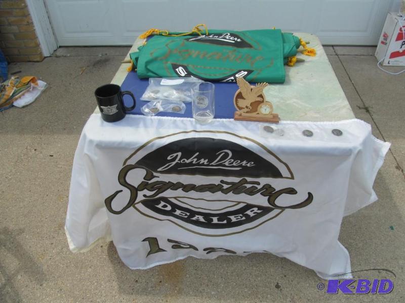 John Deer Memorabilia   Banners  Cups  Ann...