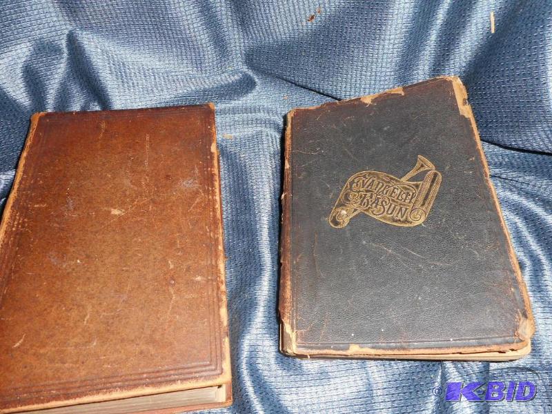 lot 112 image: Swedish Bible and Hymnal