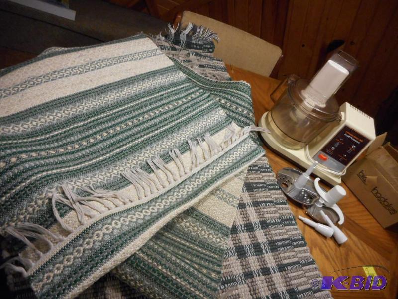 lot 114 image: Area Rugs, Food Processor