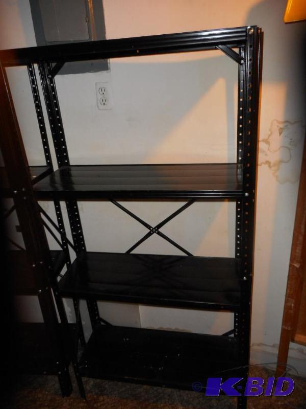 lot 135 image: Metal Shelving