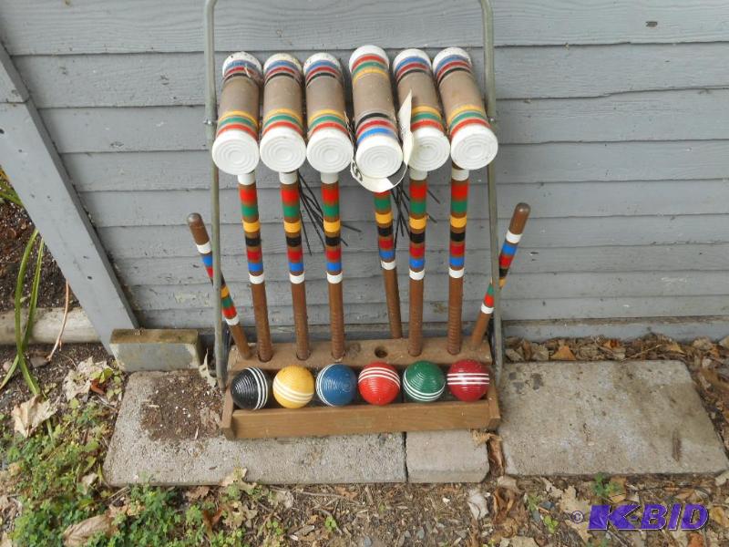 lot 139 image: Forster Croquet Set