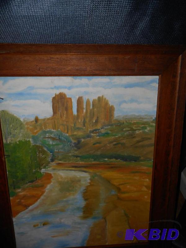 lot 24 image: Oil Painting