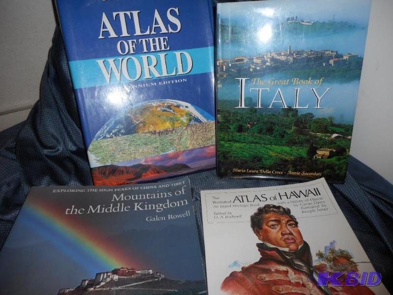 lot 30 image: Books and Atlas