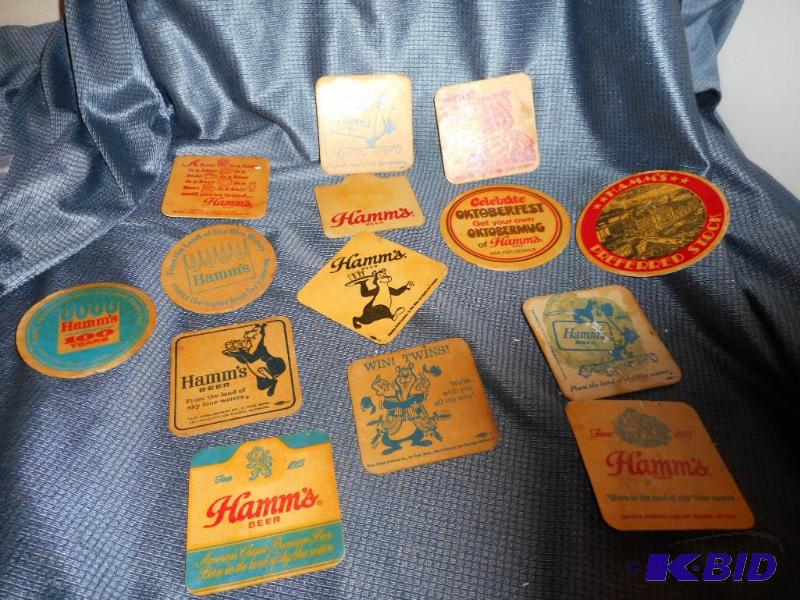 lot 67 image: Hamms Beer Coasters