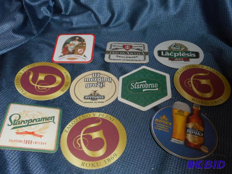 lot 68 image: European Beer Coasters