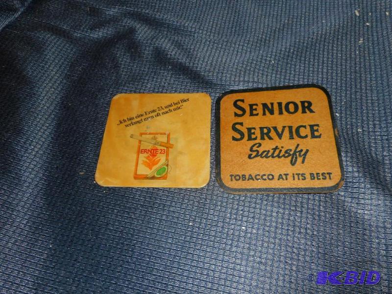 lot 69 image: Tobacco Coasters