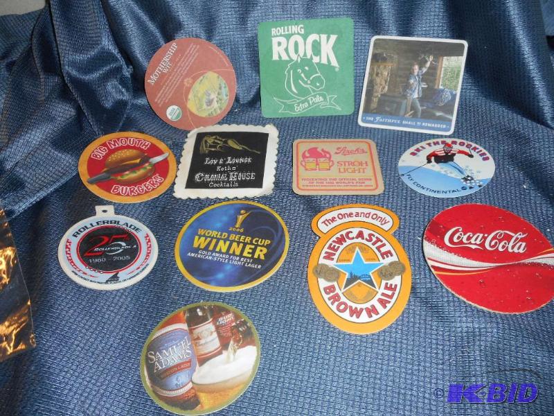 lot 70 image: United States Beer Coasters