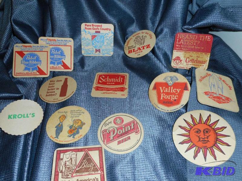 lot 78 image: 1950s-1960s Beer Coasters
