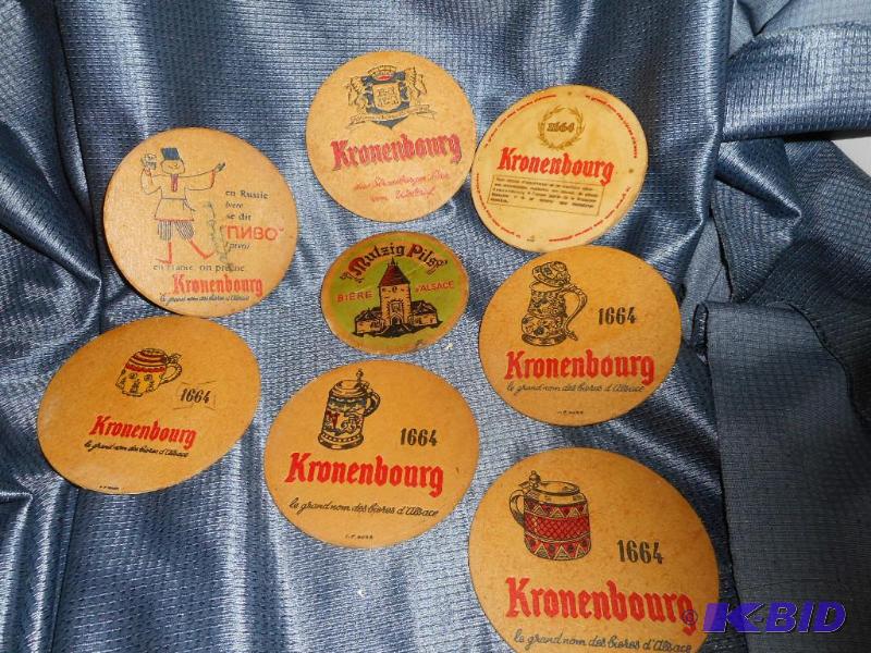 lot 82 image: France Beer Coasters