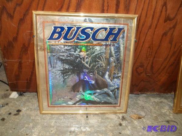 Busch deer sign 19x14 mirrored...
