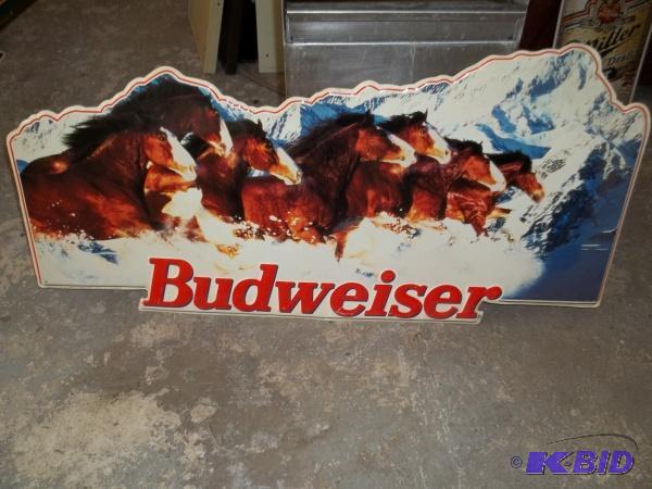 Budweiser Sign metal 35x15...