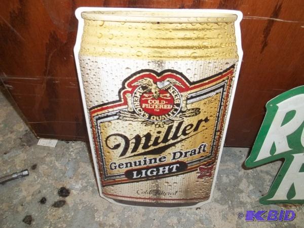 Miller Genuine Draft sign metal 8x15...