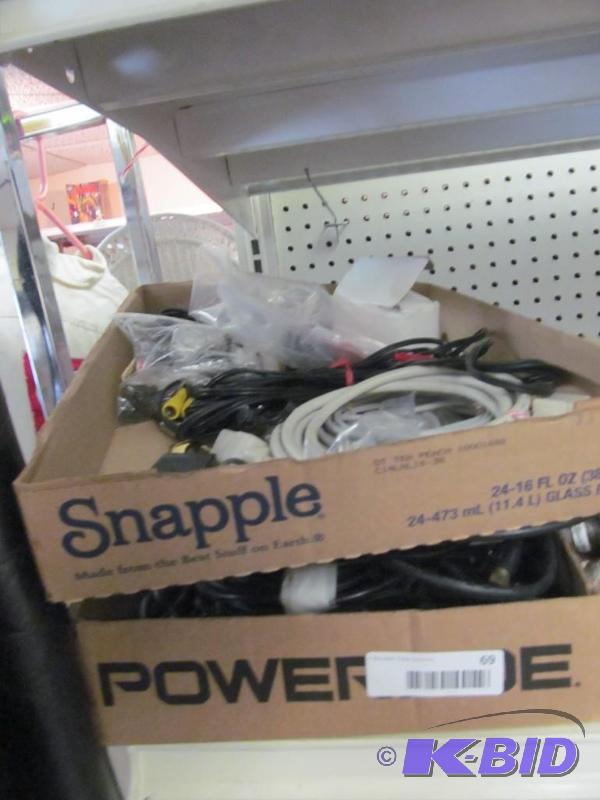 lot 69 image: lot of cables and wires