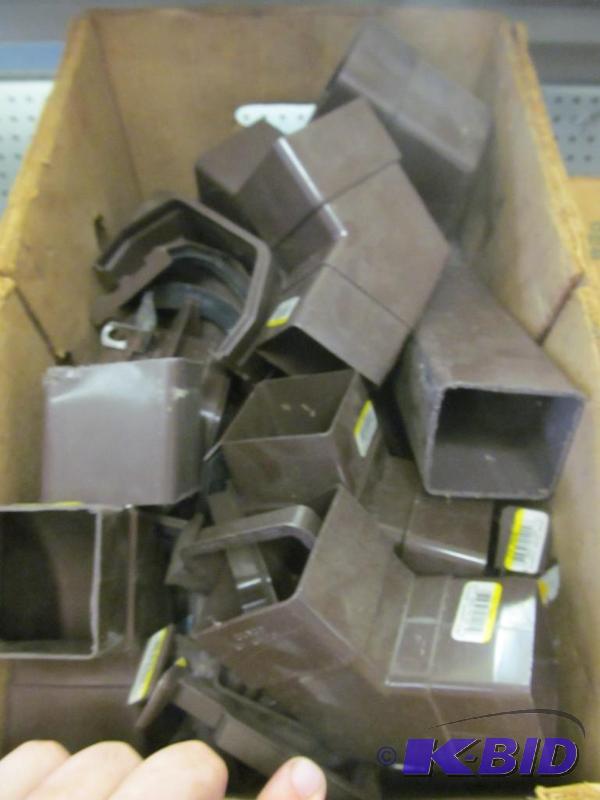 lot 71 image: lot of retangulare rain down spouts