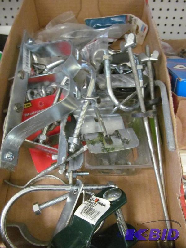 lot 75 image: lot of u bolts and screws