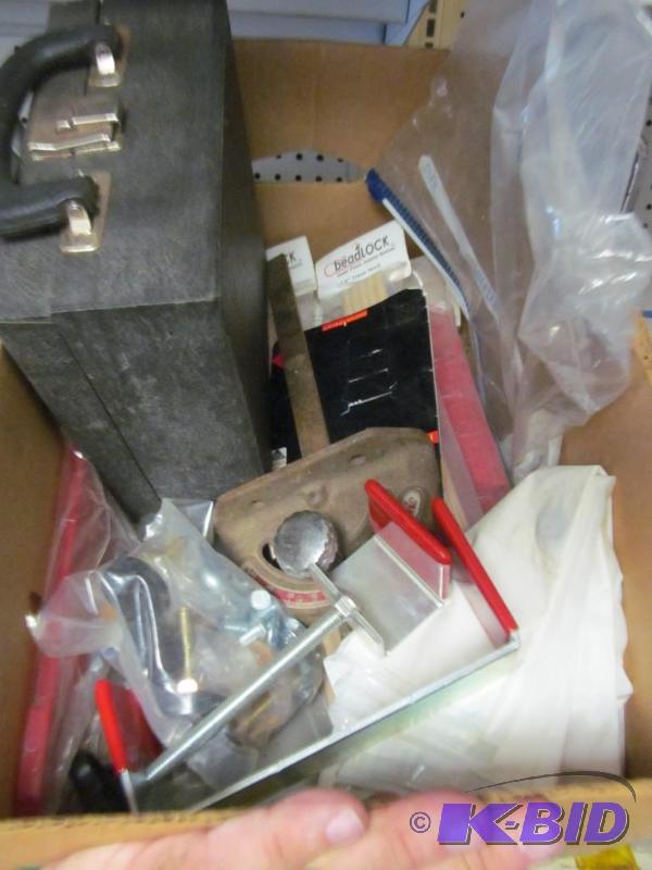 lot 80 image: lot of table saw parts and appliance tester