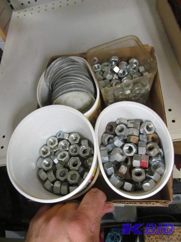 lot 93 image: lot of misc screws and nails ect