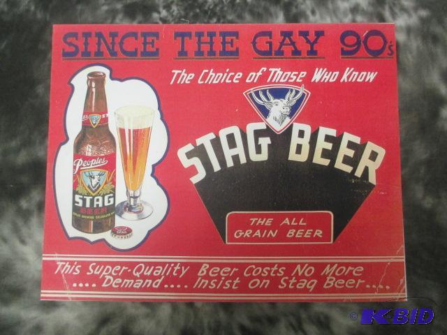 lot 11 image: Vintage Beer advertising  master copies