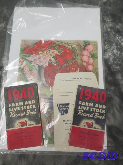 lot 16 image: Farm and Livestock Books and Kelp Advertising Poster Lot