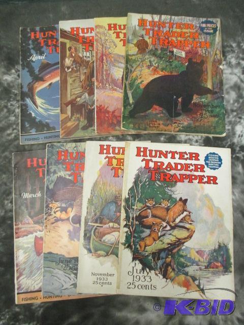 lot 7 image: Vintage Hunter Trader Trapper magazines