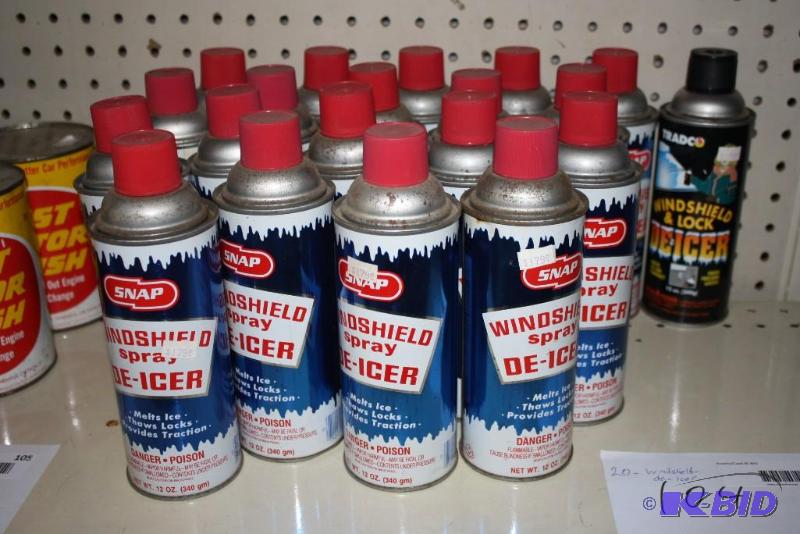 Lot of (20) Snap Windshield De-Icer...