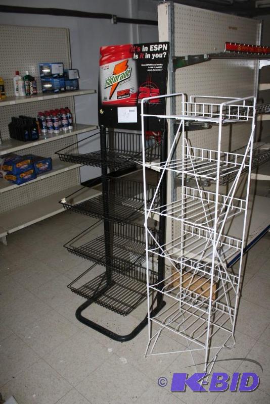 Lot of (2) Metal Retail Displays - (1) 13&quo...