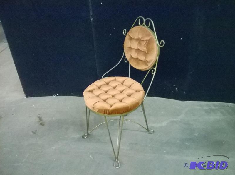 Metal Frame Padded Chair