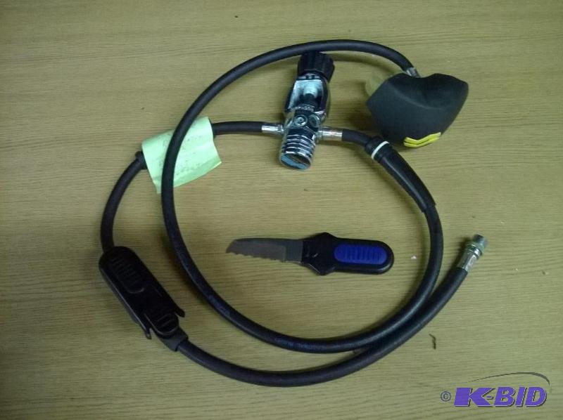 Scuba Regulator with Knife