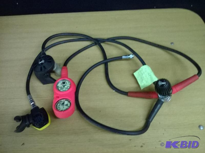 Scuba Regulator with Gauges