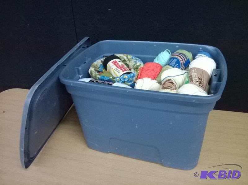 Bin of Yarn