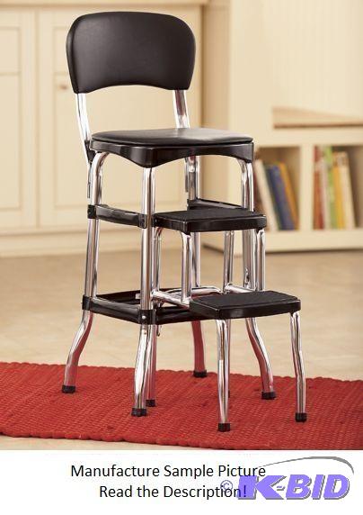 Cosco Black Retro ChairStep Stool - Steps pu...