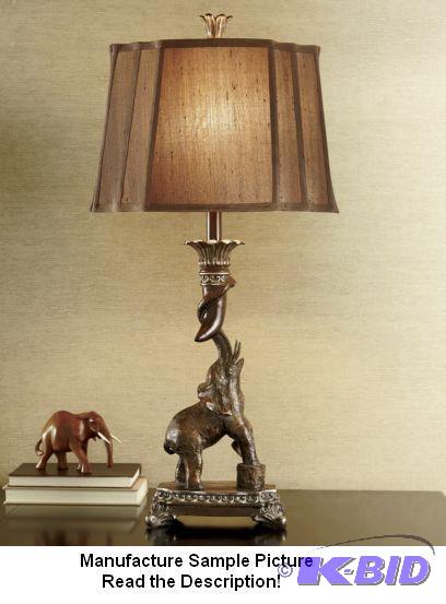 Resin Elephant Table Lamp - The strongest mam...