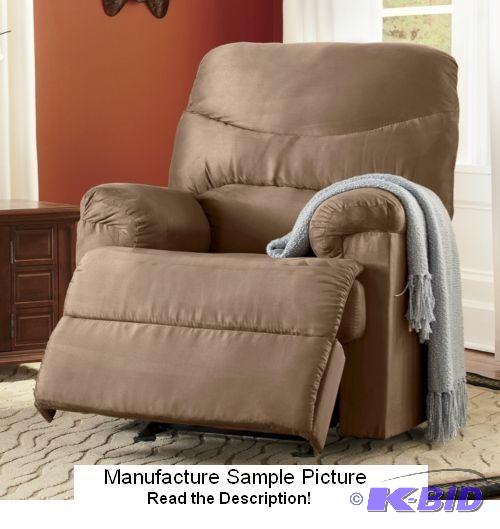 Light Brown Microfiber Arcadia Recliner by Ac...