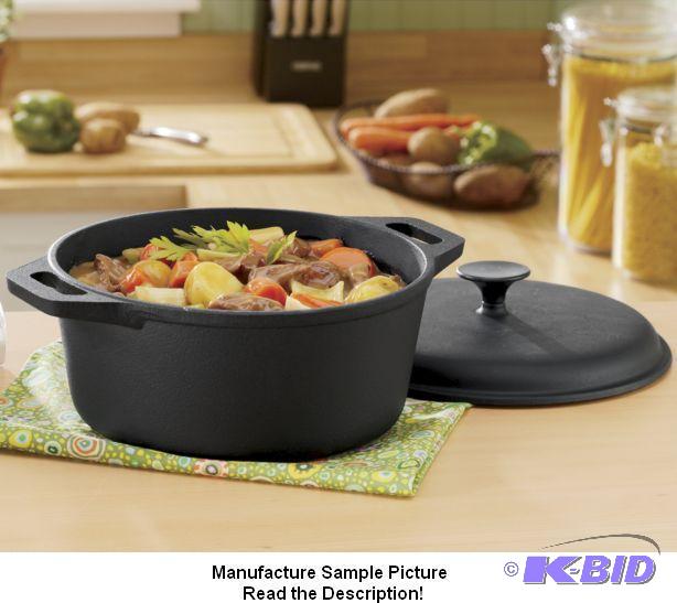 Cast Iron Dutch Oven with Lid -&nbspEver won...