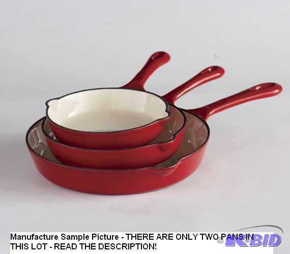 Two Ginnys Brand Fry Pans - Originally a 3 pi...