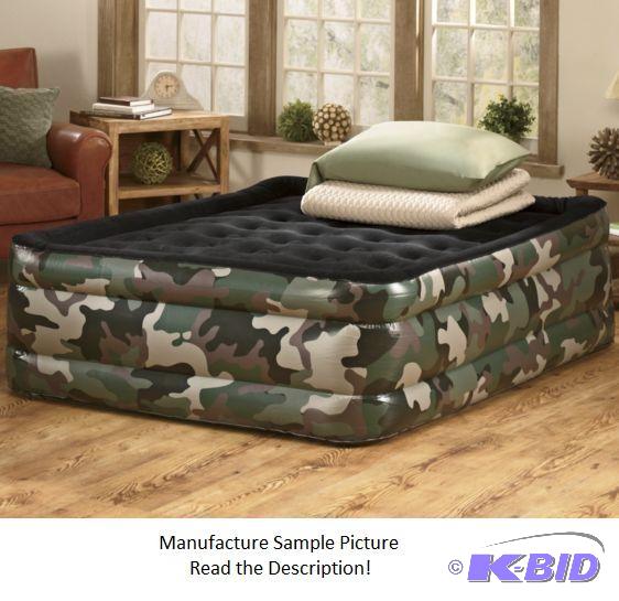 Camo Air Mattress - Queen Size - Waterproof m...