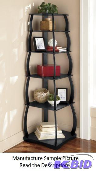 Metro Mix Corner Shelf - Curvy lines add arch...