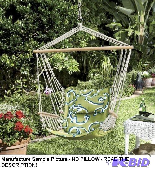 GSSC Hanging Hammock Chair - Green, blue and ...