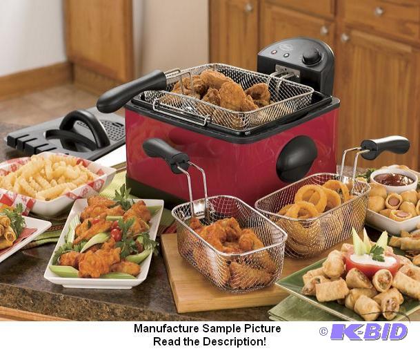 Ginnys Brand Deep Fryer - Red - Ginnys Brand...