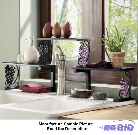 Grape Two Tier Over the Sink Shelf - Bright a...
