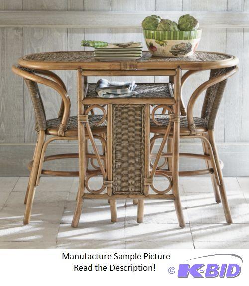 Rattan Bistro Set - Made with all-natural rat...