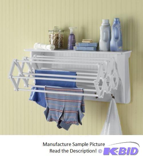 Expandable Laundry Rack - White - Add space t...