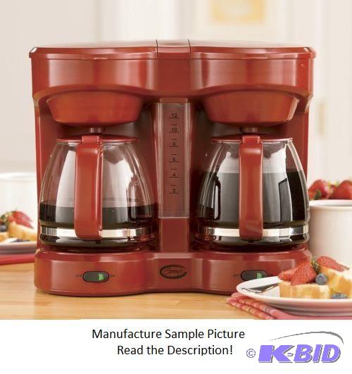 Ginnys 12-cup Double Coffeemaker&nbsp- Red ...