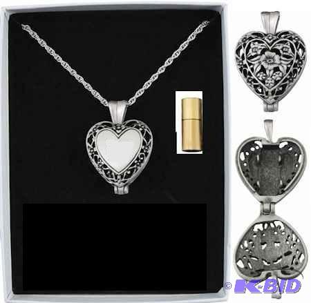 Memory Locket with Ash Holder - Personalized ...