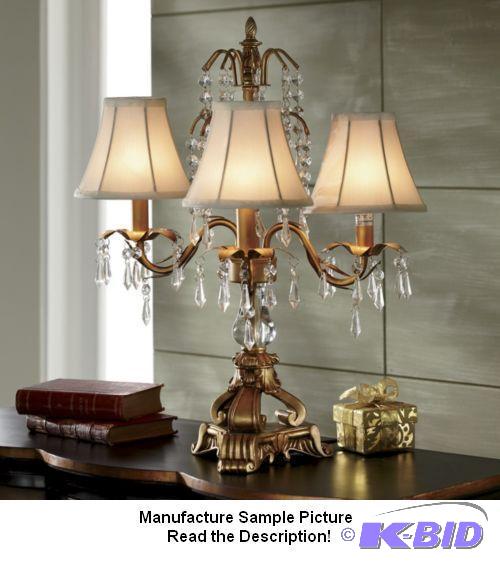 Gold And Ivory Chandelier Lamp -&nbspYou don...