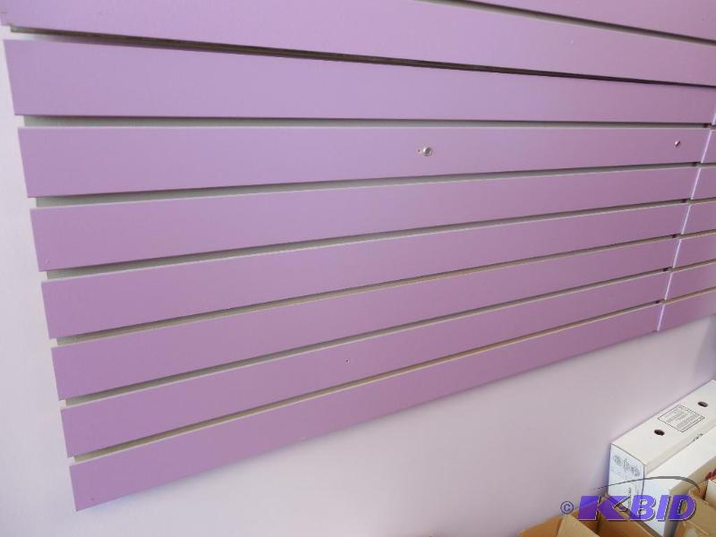 32 sections of Wood Slat Wall