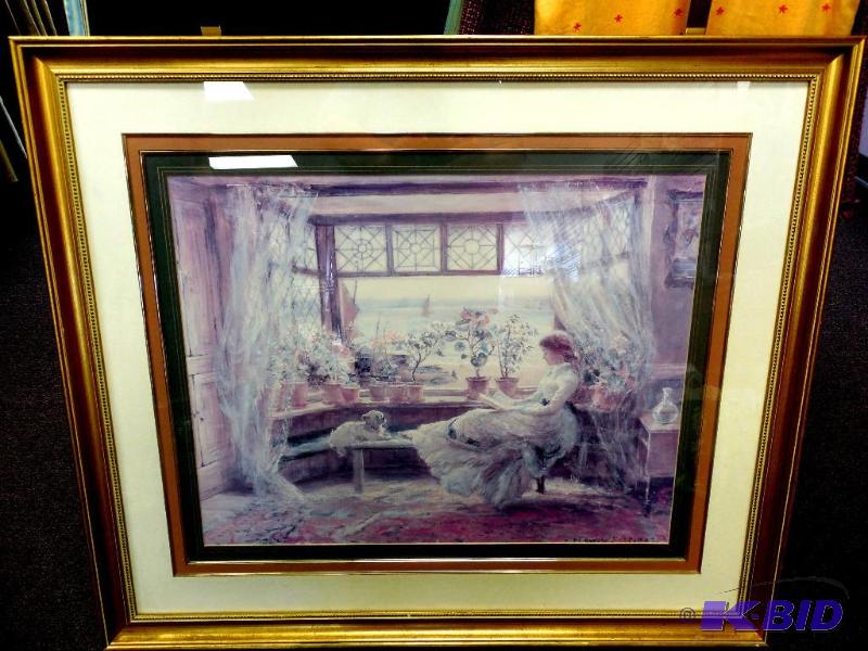 Reading by the Window- Hastings by Charles James Lewis Picture